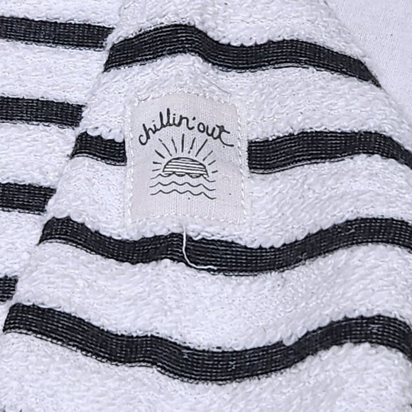 “Chillin’ Out” Striped Zip Hoodie – Size 4T – Soft Terry Cloth with Retro Patch - Picture 3 of 5